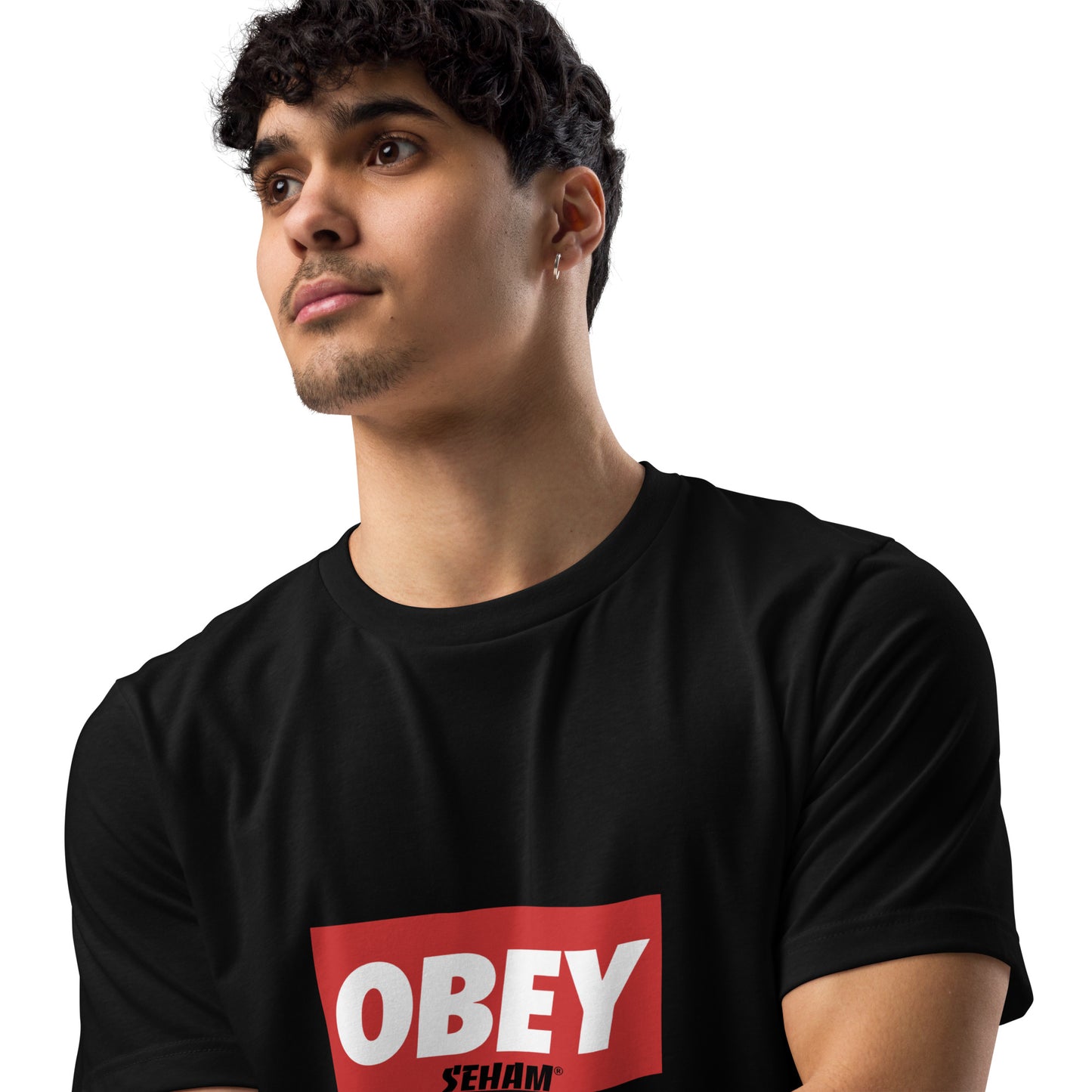 Obey  X Seham Unisex staple eco t-shirt