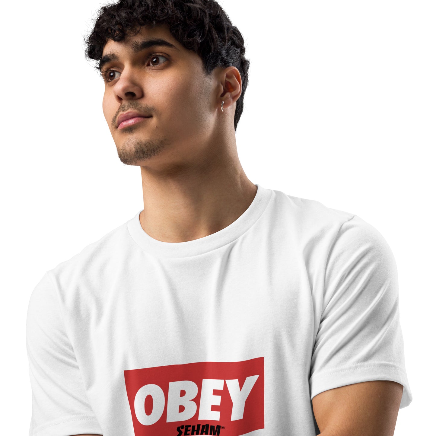 Obey  X Seham Unisex staple eco t-shirt